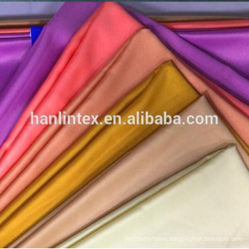 100% polyester light satin fabric for fashionable dress, evening dress, lady's suit, upholstery